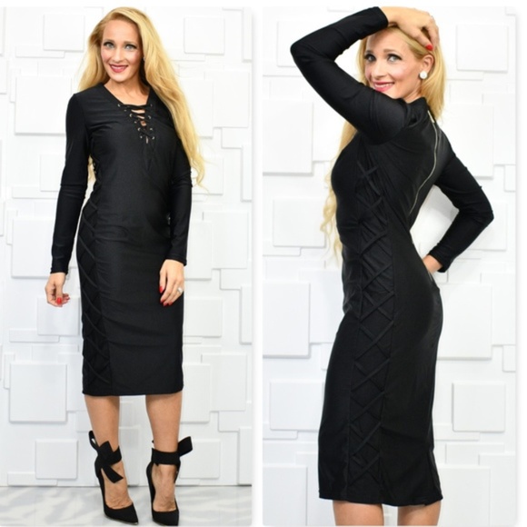 MODA ME COUTURE Dresses & Skirts - SASSY LITTLE BLACK DRESS